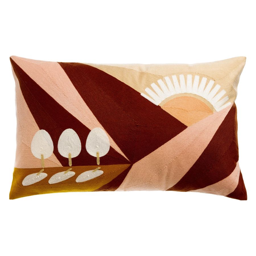 Coussin brodé - Eol