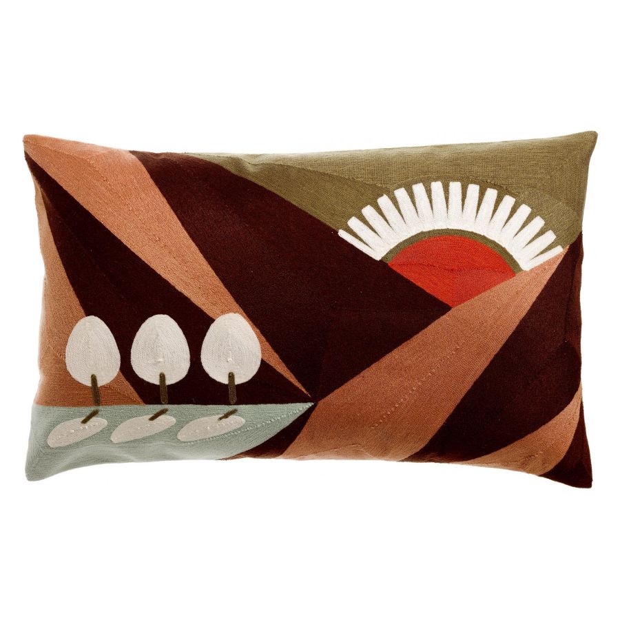 Coussin brodé - Eol