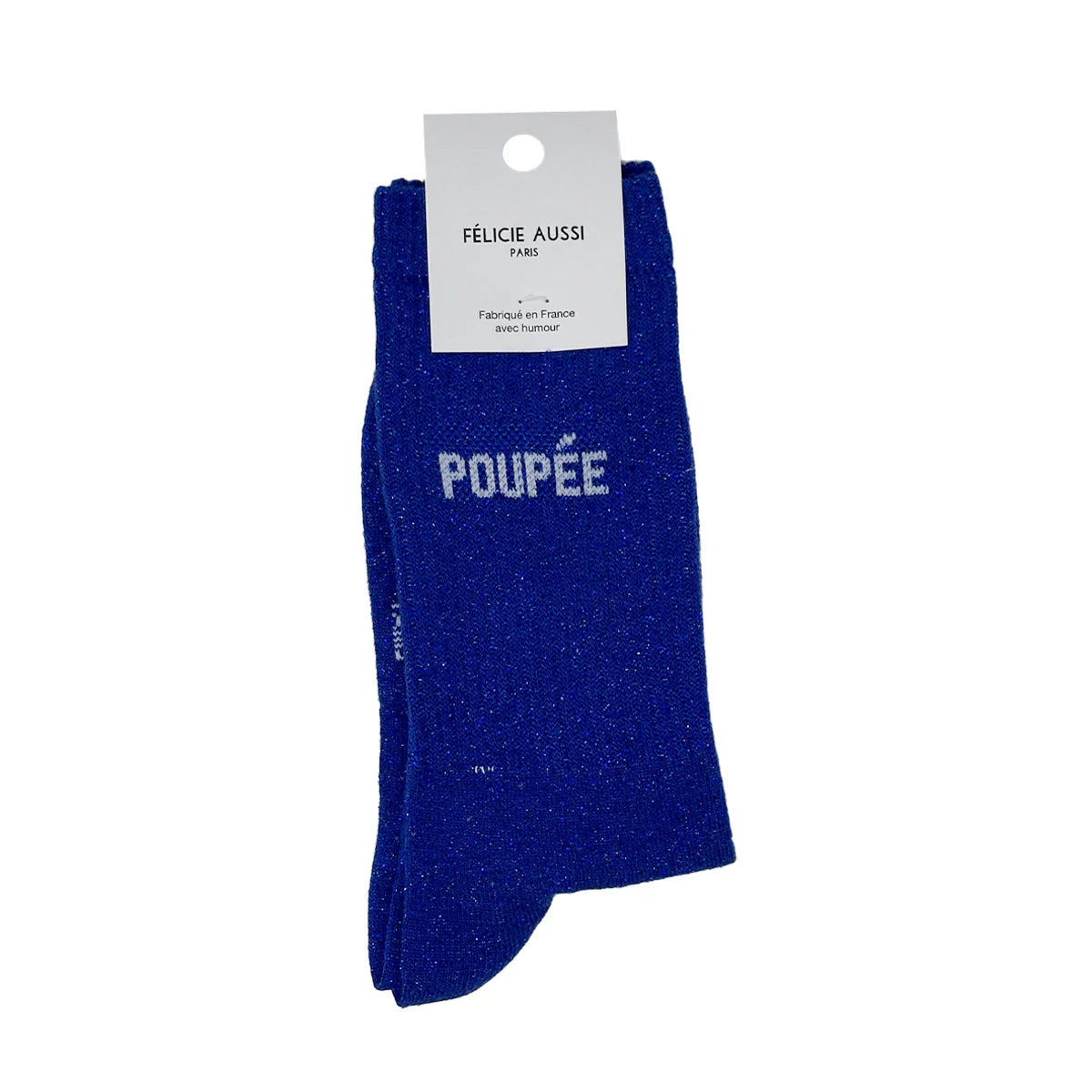 Chaussettes Félicie Aussi à paillettes - poupée