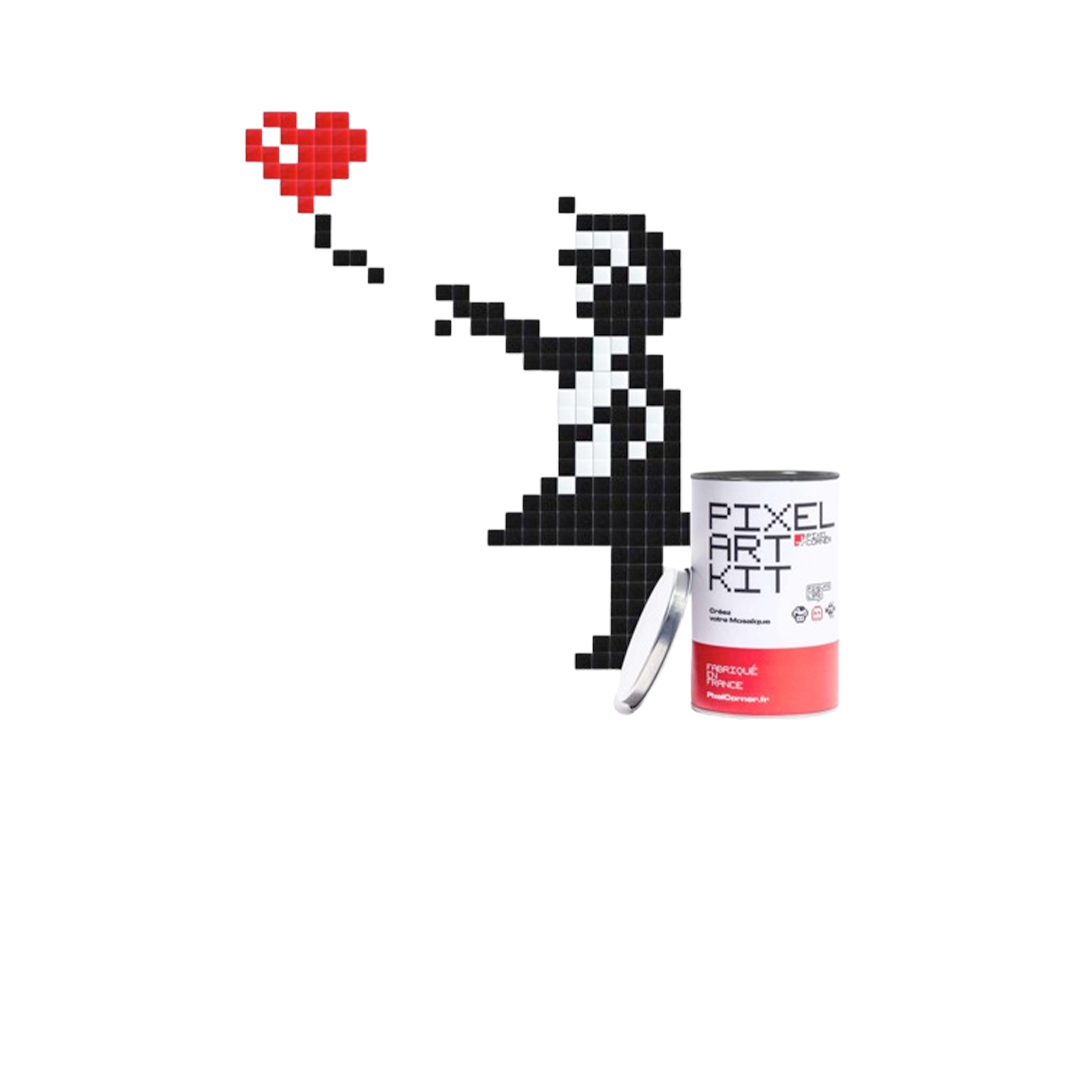 Pixel Art kit - Girl with balloon