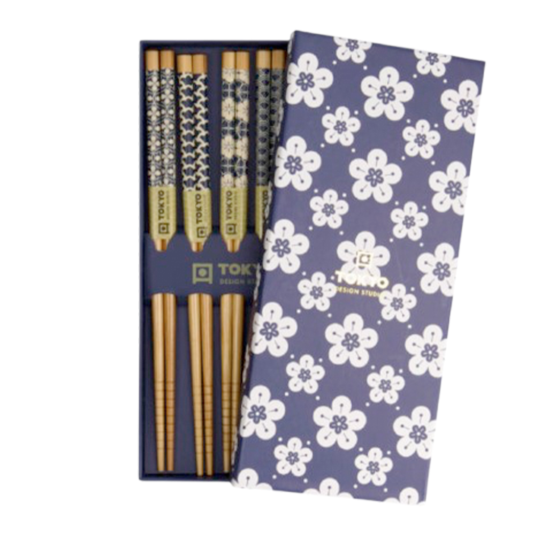 Coffret de 5 baguettes - blue