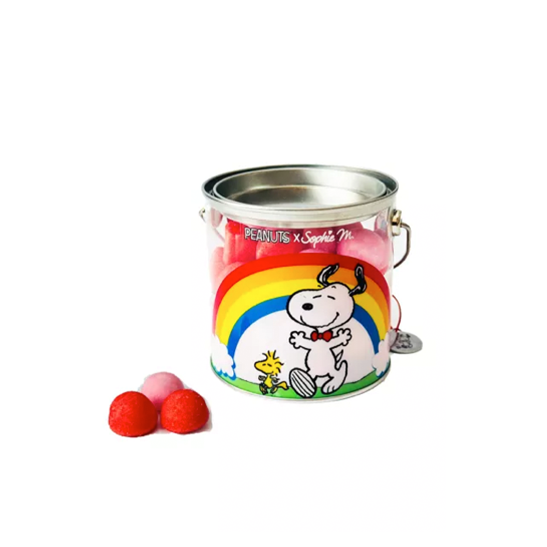 Panier de bonbons fraises Snoopy