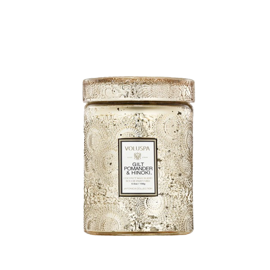 Voluspa bougie parfumée 1 mèche - Gilt Pomander & Hinoki