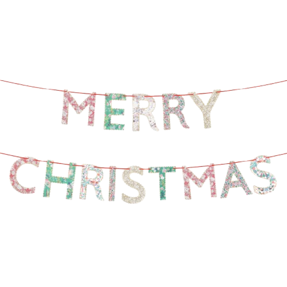 Guirlande Liberty - Merry Christmas