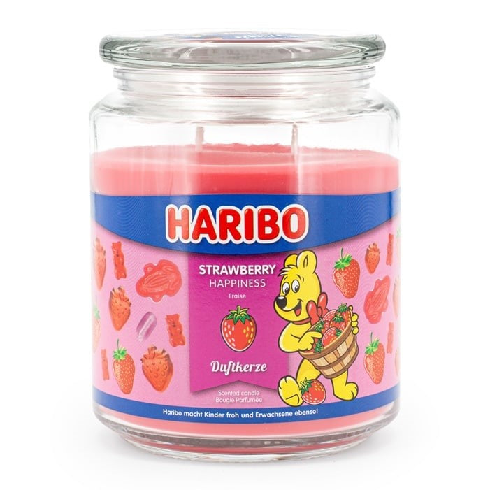 Bougie parfumée Haribo - Strawberry Happiness