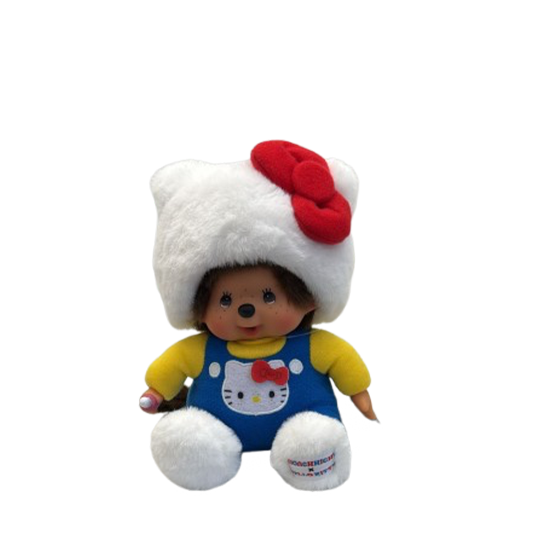Peluche Monchhichi Hello Kitty