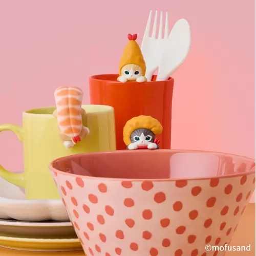 Figurine Hippers Mofusand -Shrimp Meow Series