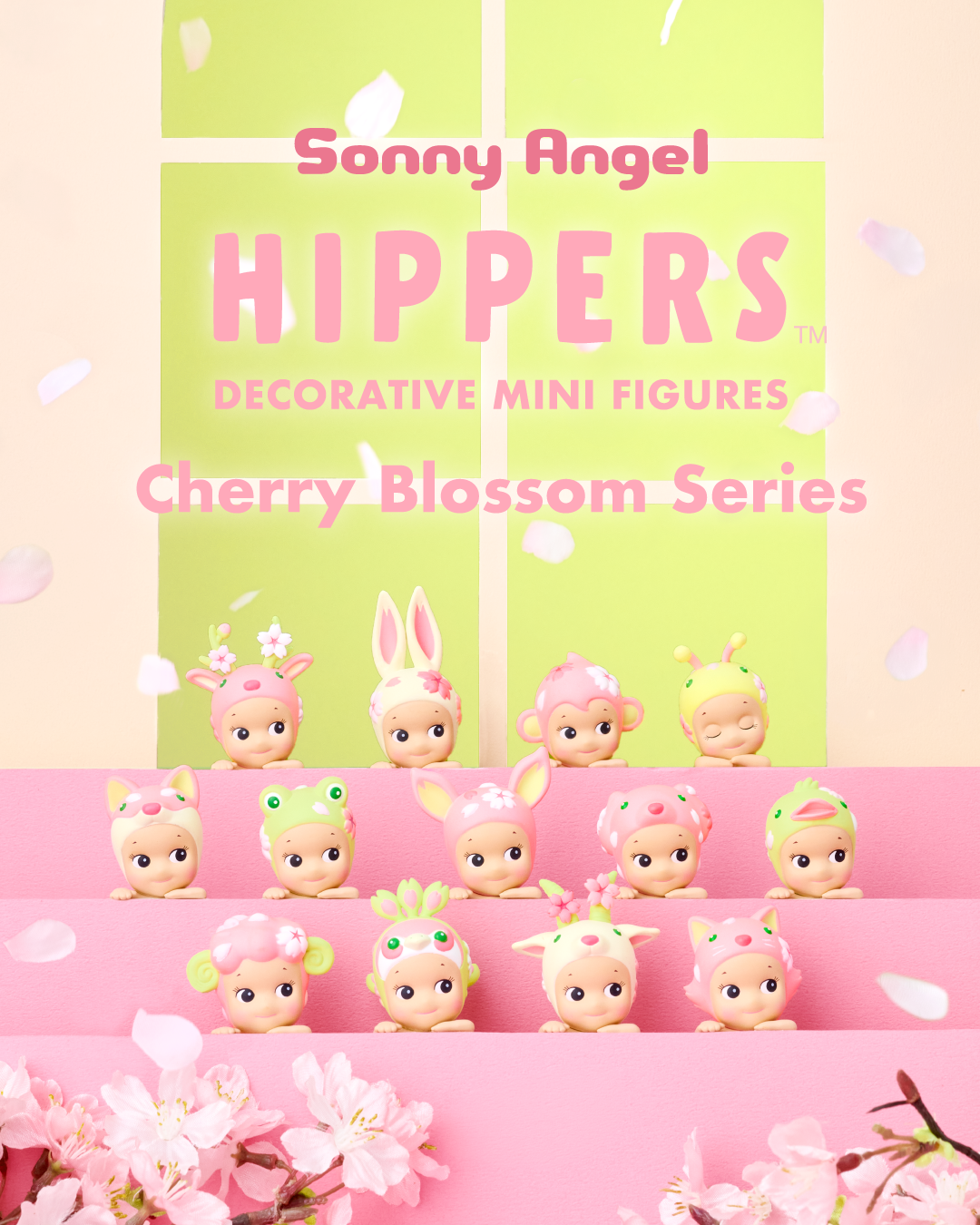 Figurine Sonny Angel - série Hippers Cherry blossom
