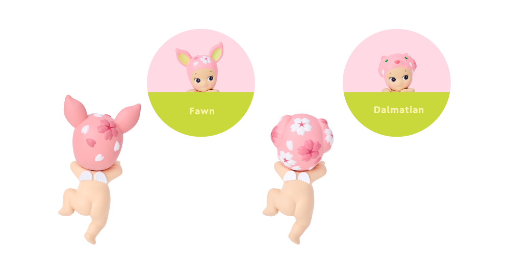 Figurine Sonny Angel - série Hippers Cherry blossom