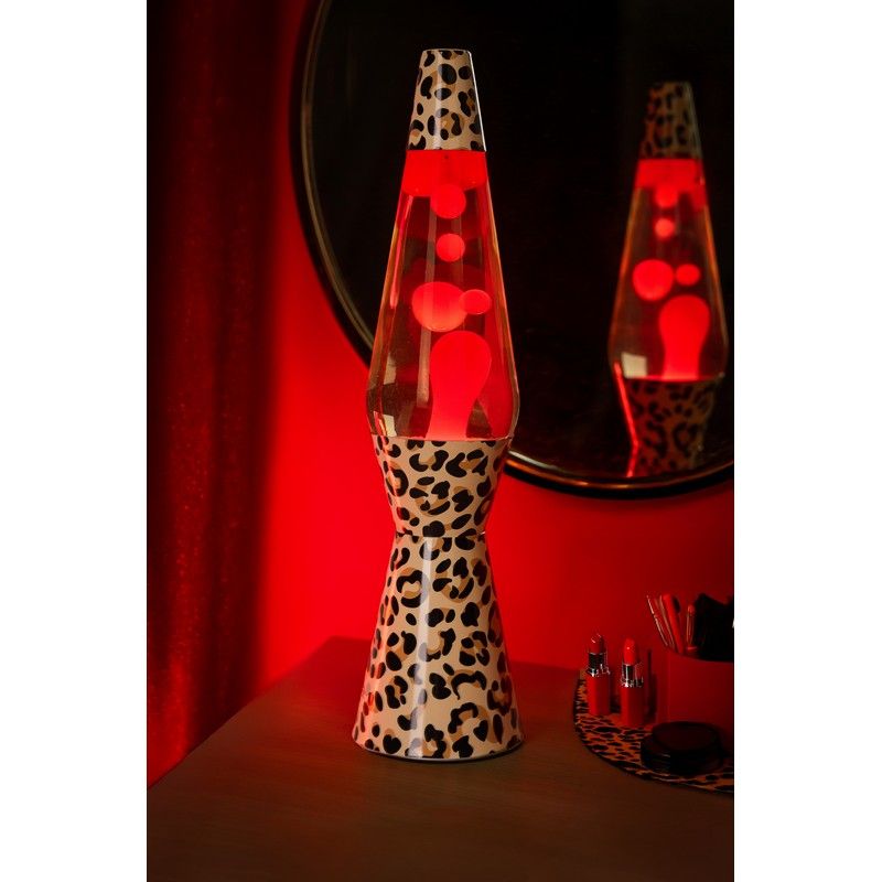 Lampe à lave h.40cm - Cheetah