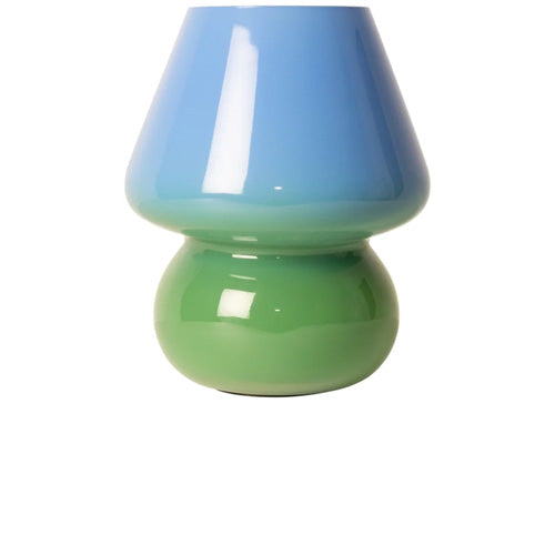 Lampe Joyful Dégradé h. 19 cm - Vert et Bleu