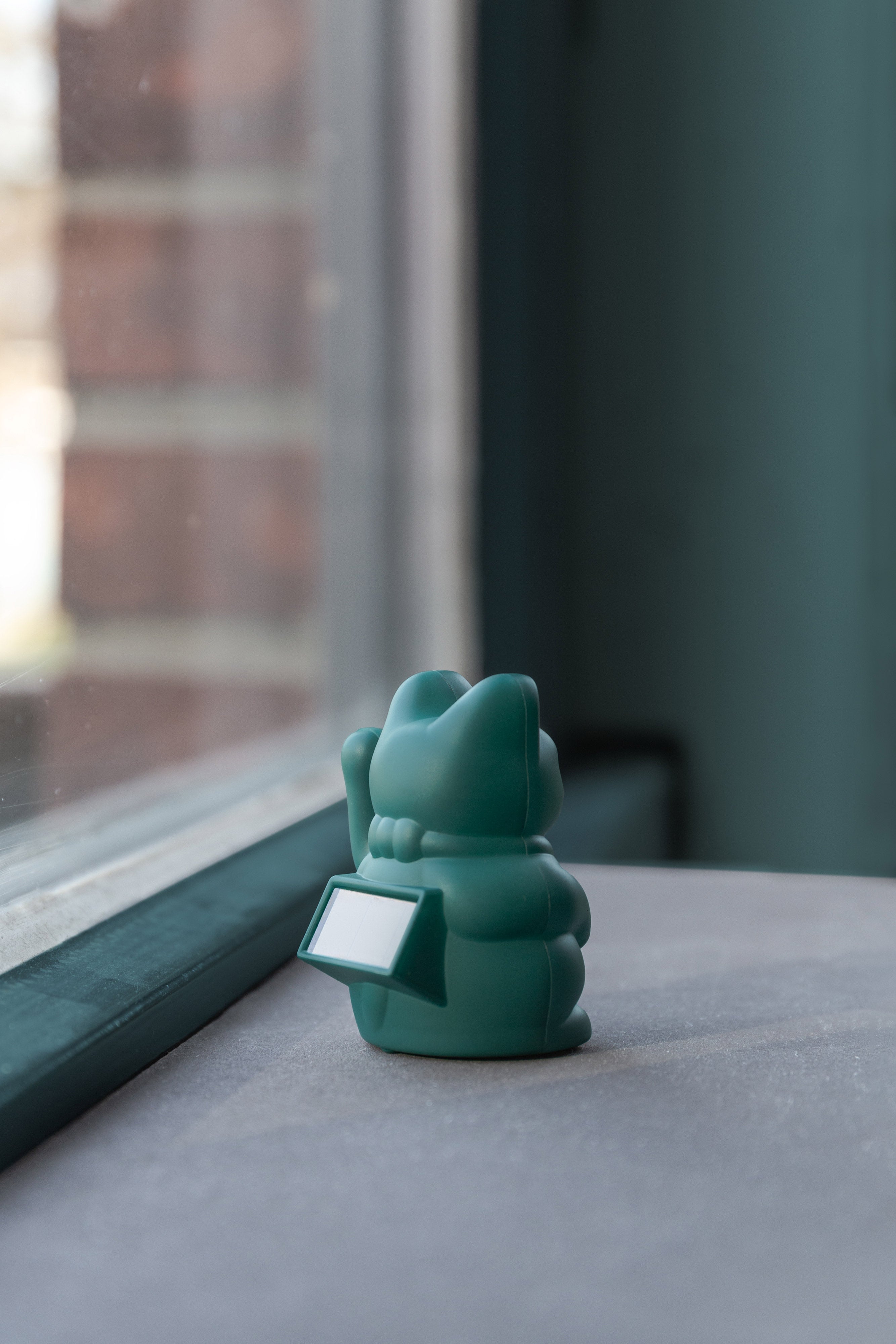 Lucky Cat solaire - vert