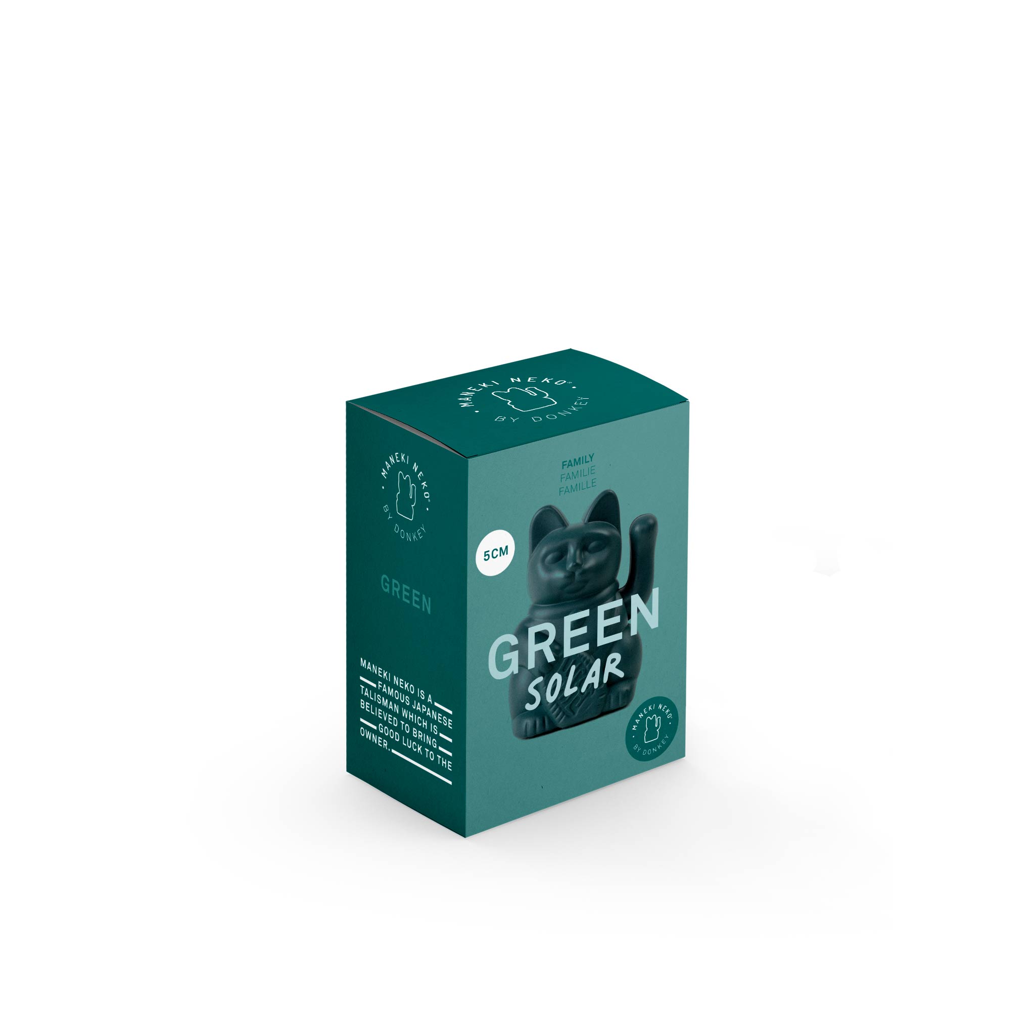 Lucky Cat solaire - vert