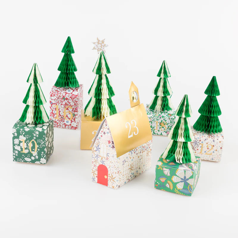 Meri Meri x Liberty Village de l'Avent