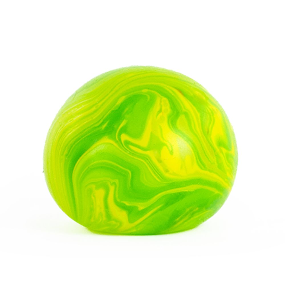 Balle anti-stress effet marbre - glow in the dark