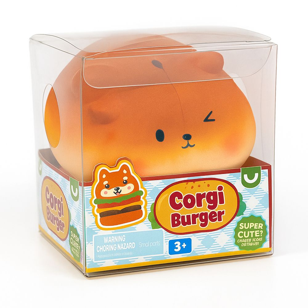 Jouet anti-stress - Burger Corgi