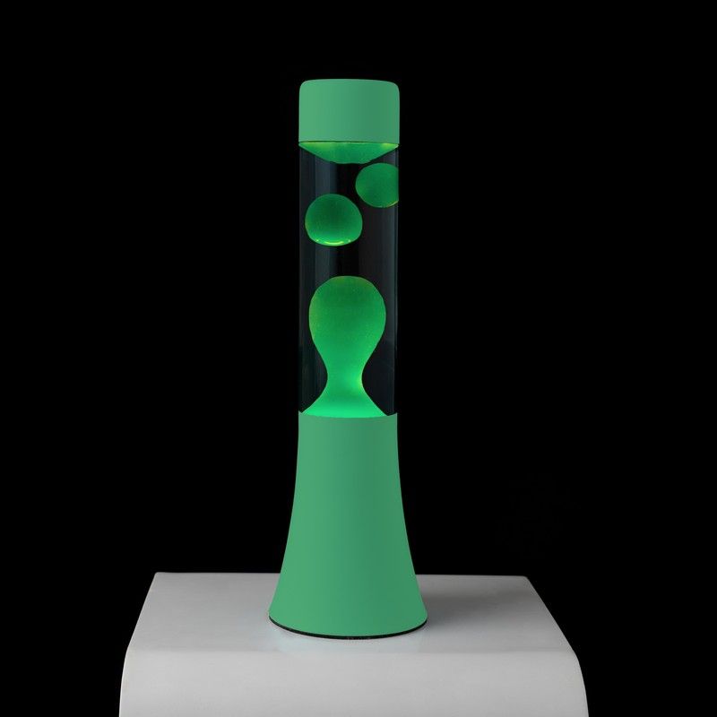 Mini Lampe à lave h.31 cm - monochrome vert