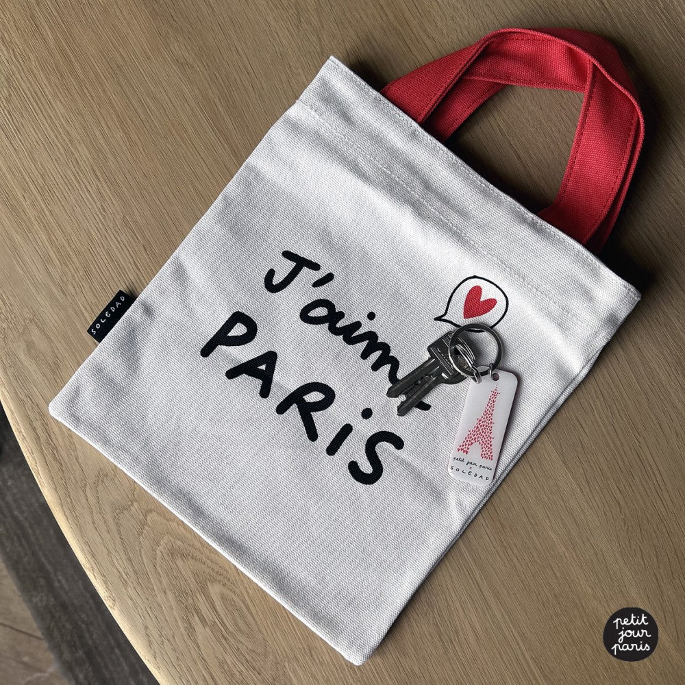 Petit Jour Tote bag - Tour Eiffel cœur