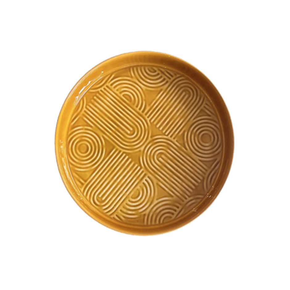 Plateau Molitor Ø 45 cm - Moutarde