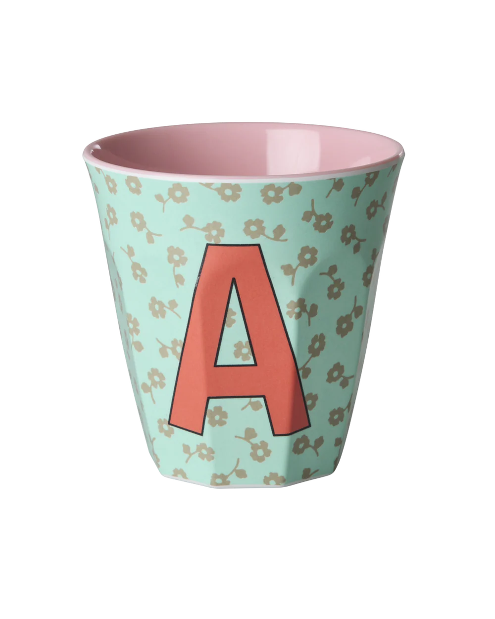 Gobelet Lettre mélamine Flowers