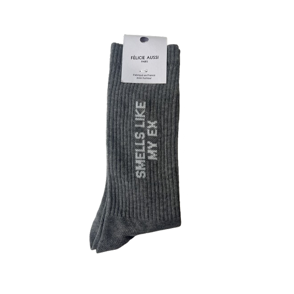 Chaussettes - Smells like my ex 40/45 Gris