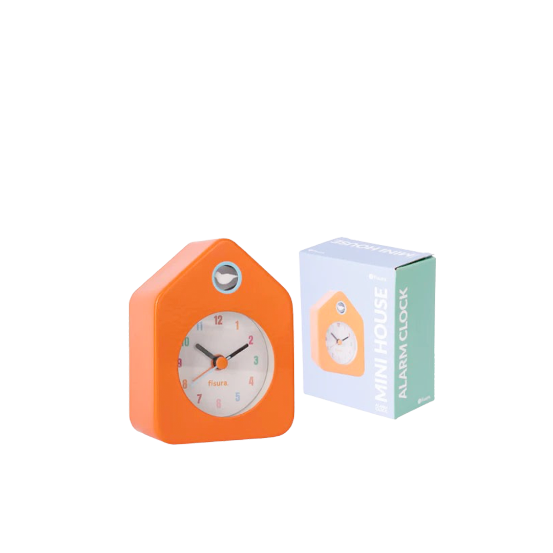 Mini réveil Coucou - orange