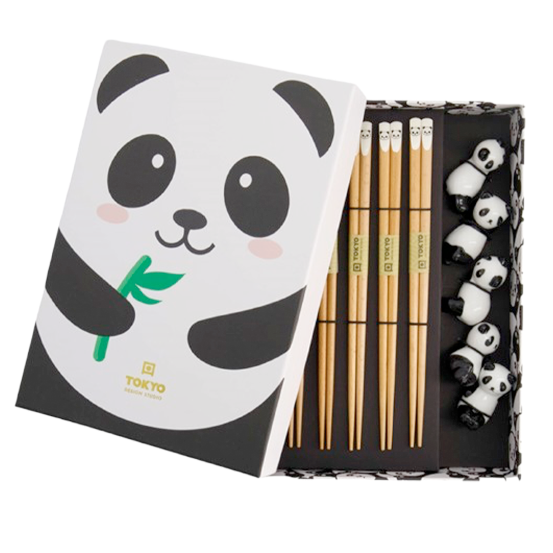 Coffret de 10 baguettes - Panda
