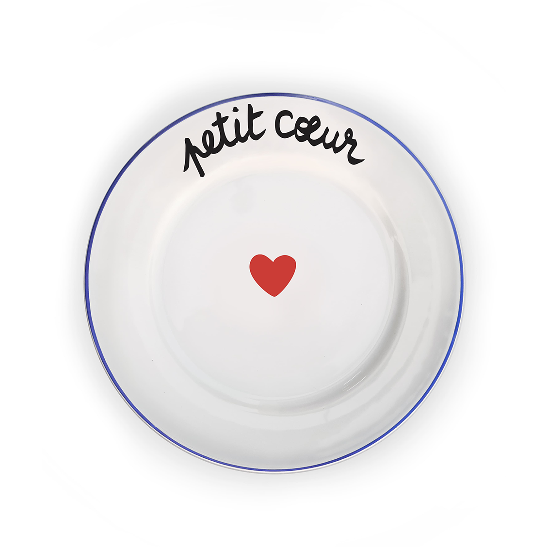Assiette famille - Petit cœur