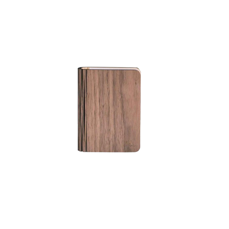 Livre Lumineux finition noyer - S 12.2 cm