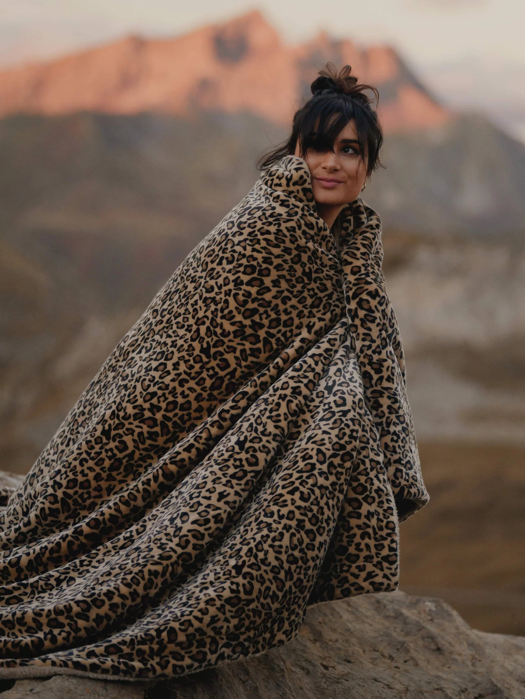 Plaid polaire Wild Léopard