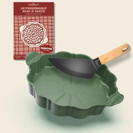 Le formidable plat à tarte avec couteau
