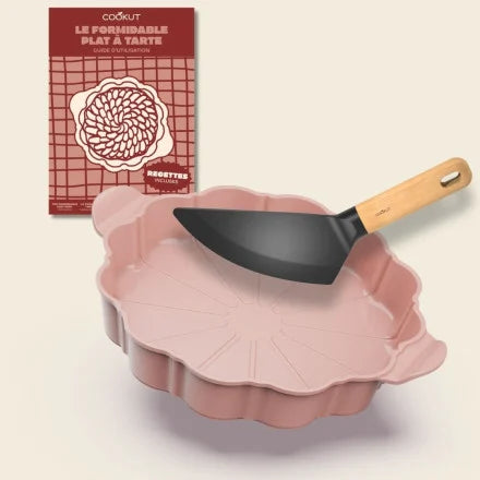 Le formidable plat à tarte avec couteau