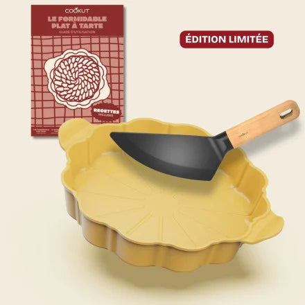 Le formidable plat à tarte avec couteau