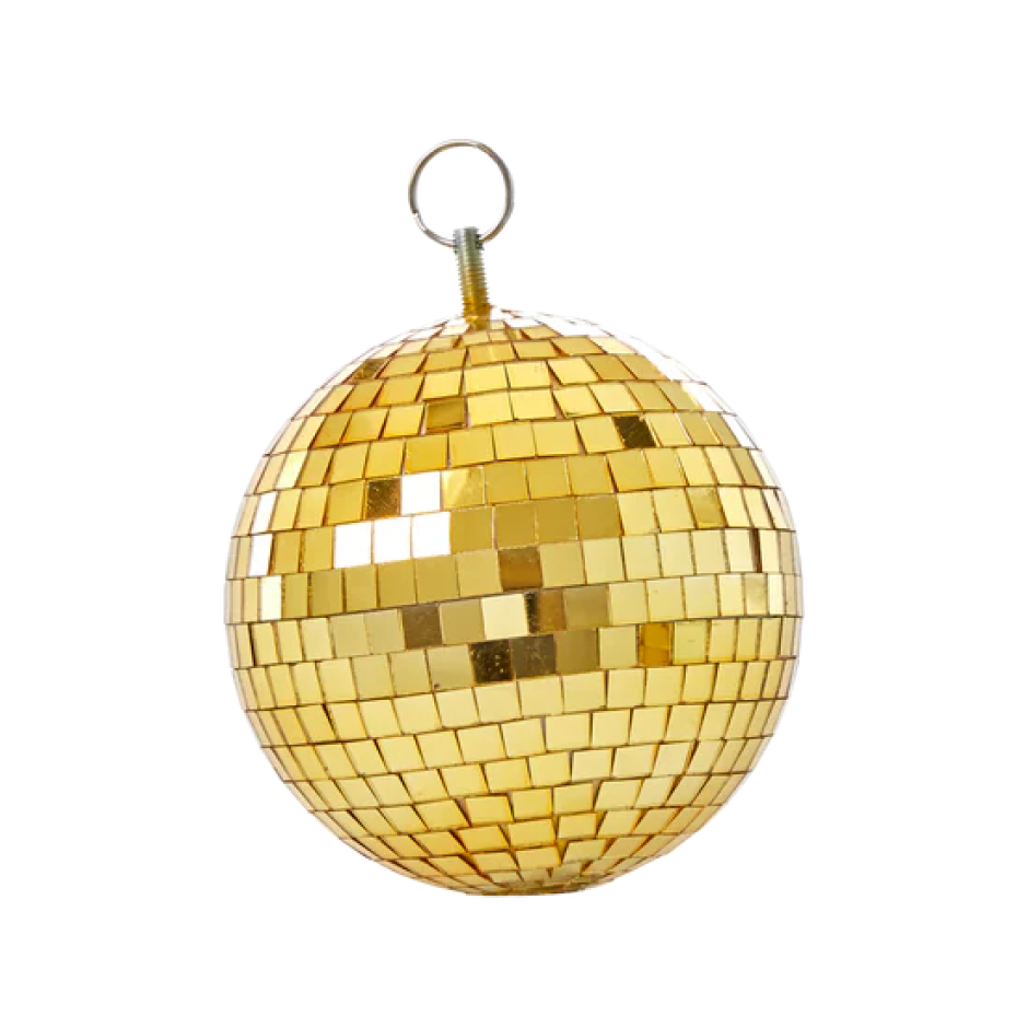 Boule disco M - or