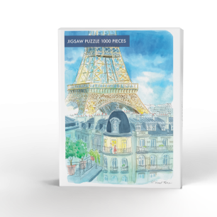 Puzzle 1000 pcs Claire Morel Fatio - A l’ombre de la Tour Eiffel