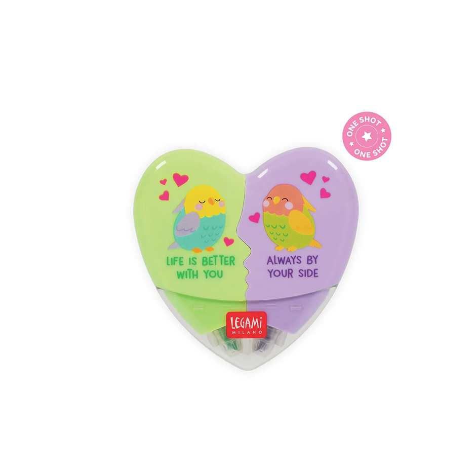 Legami Surligneurs 2 en 1 - Love birds