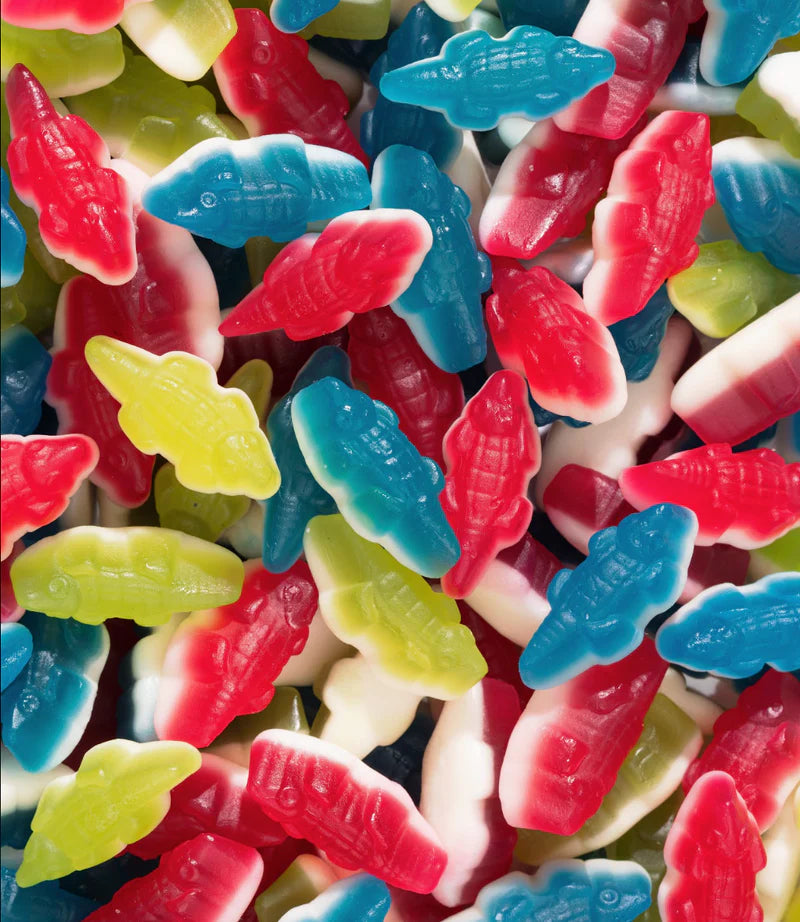 Bonbons crocodiles sans sucre