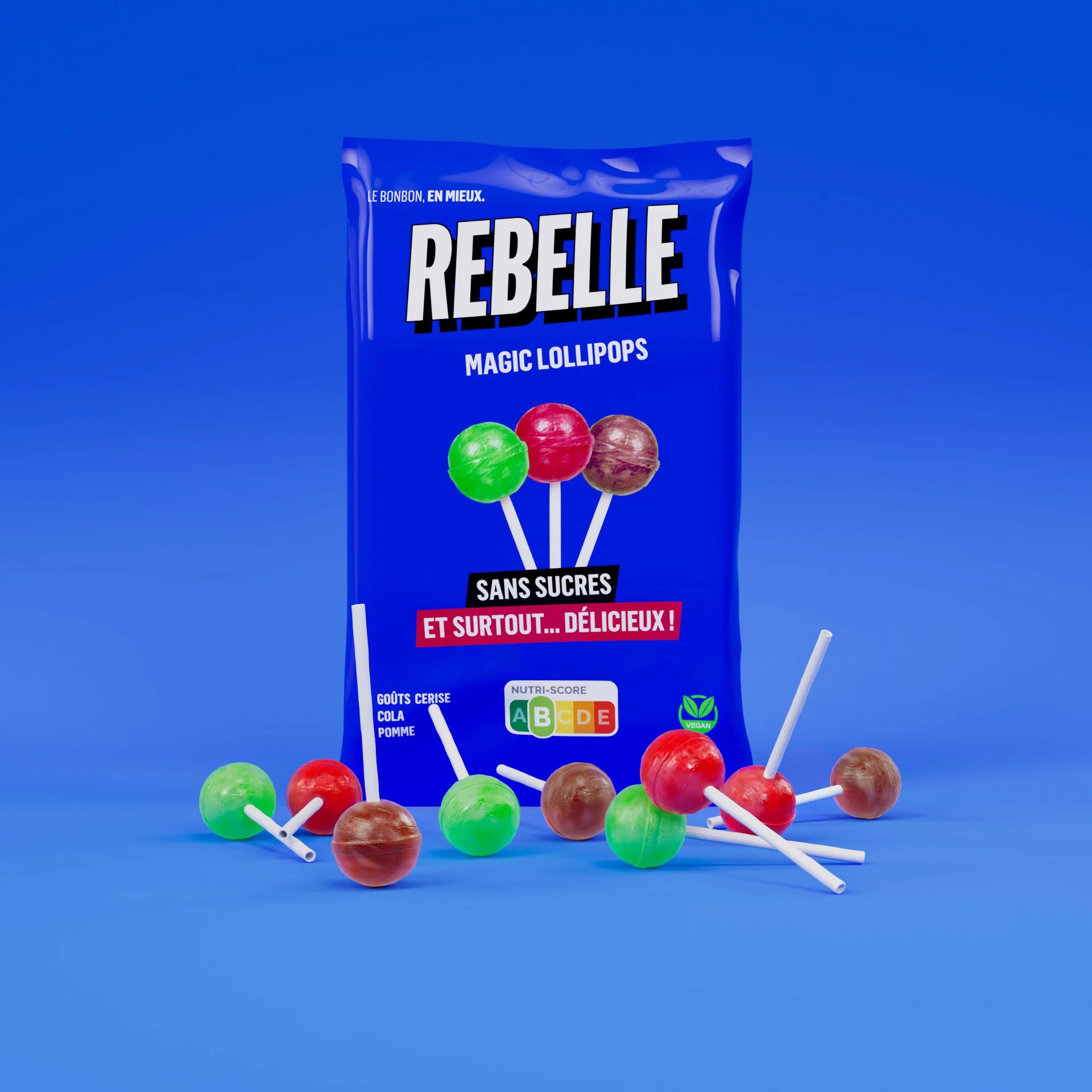 Bonbons Lolipops sans sucre