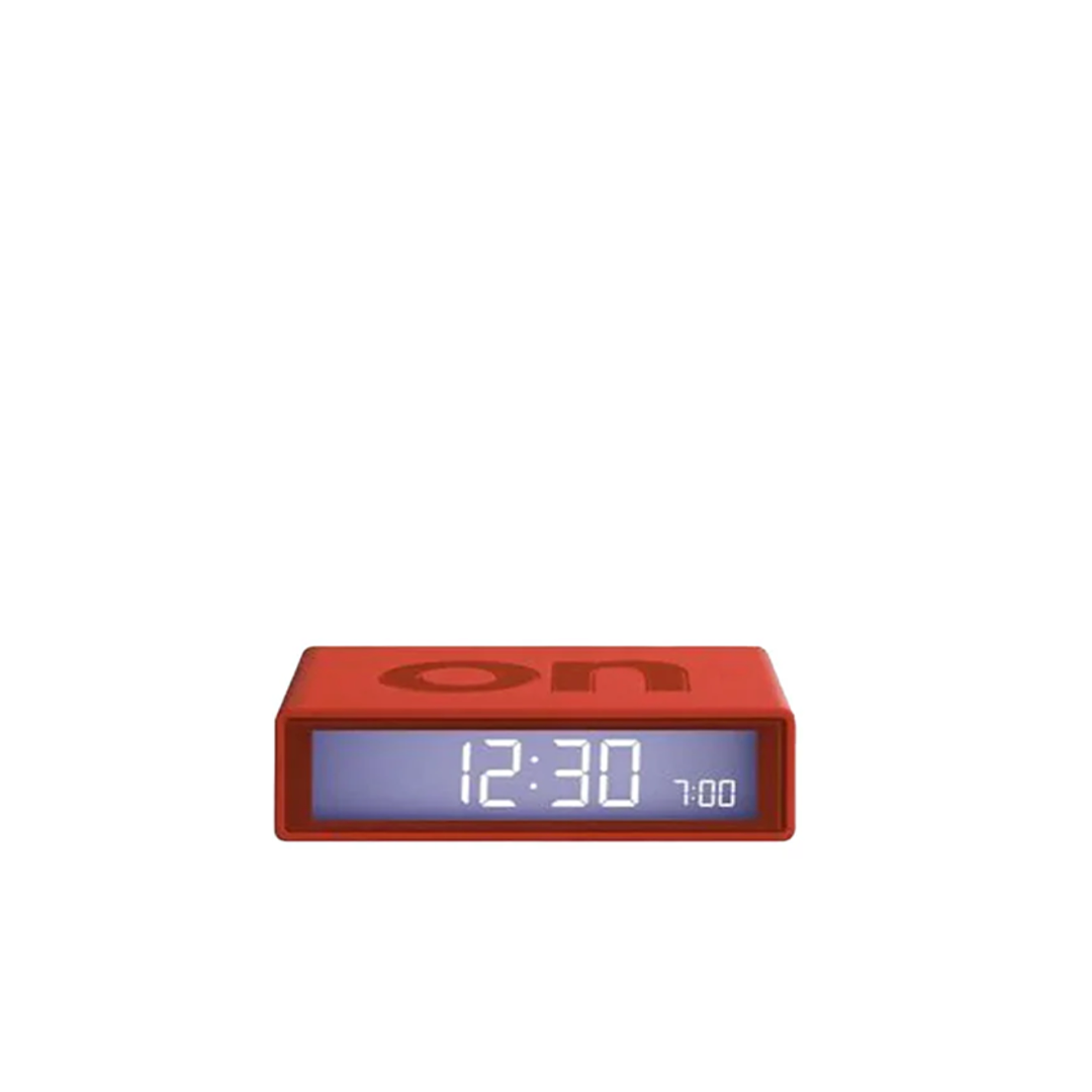 Réveil Flip Classic Lexon - Rouge
