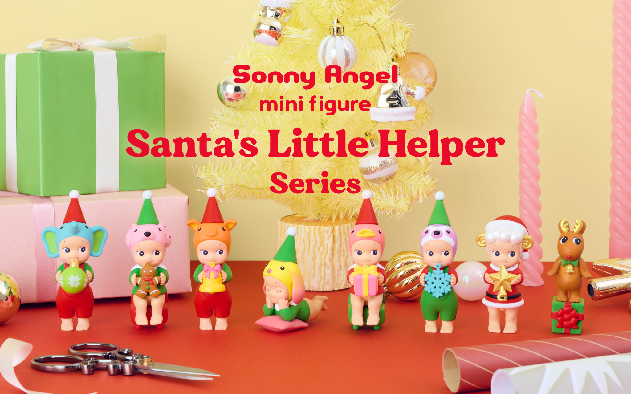 Figurine Sonny Angel Santa’s Little Helper - Édition Noël