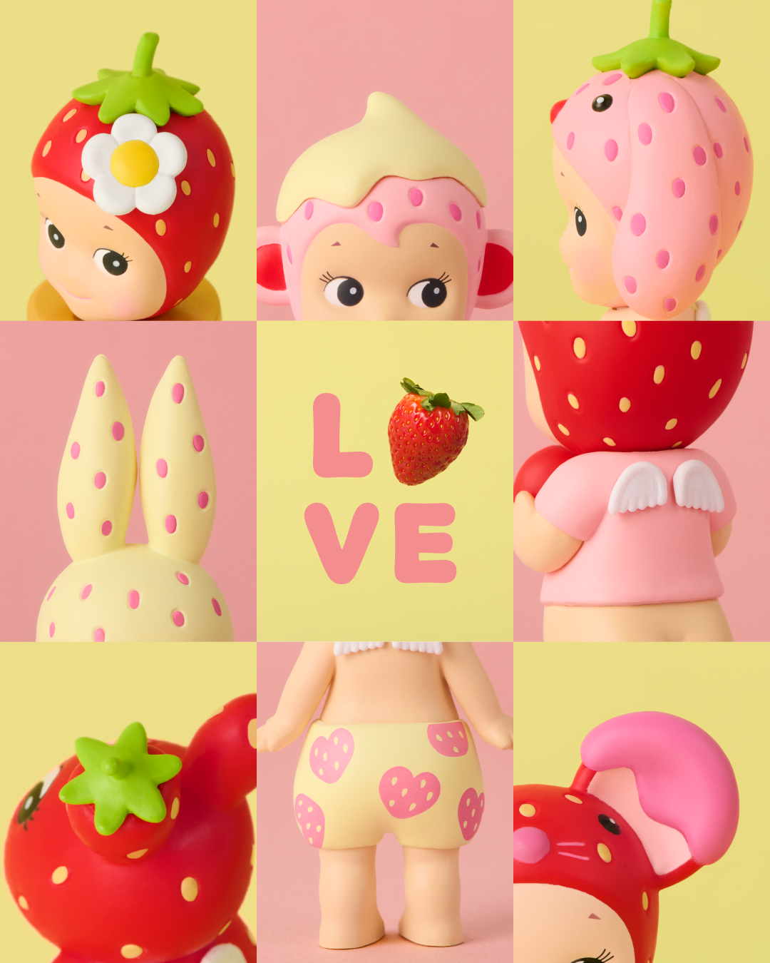 Figurine Sonny Angel - Strawberry love
