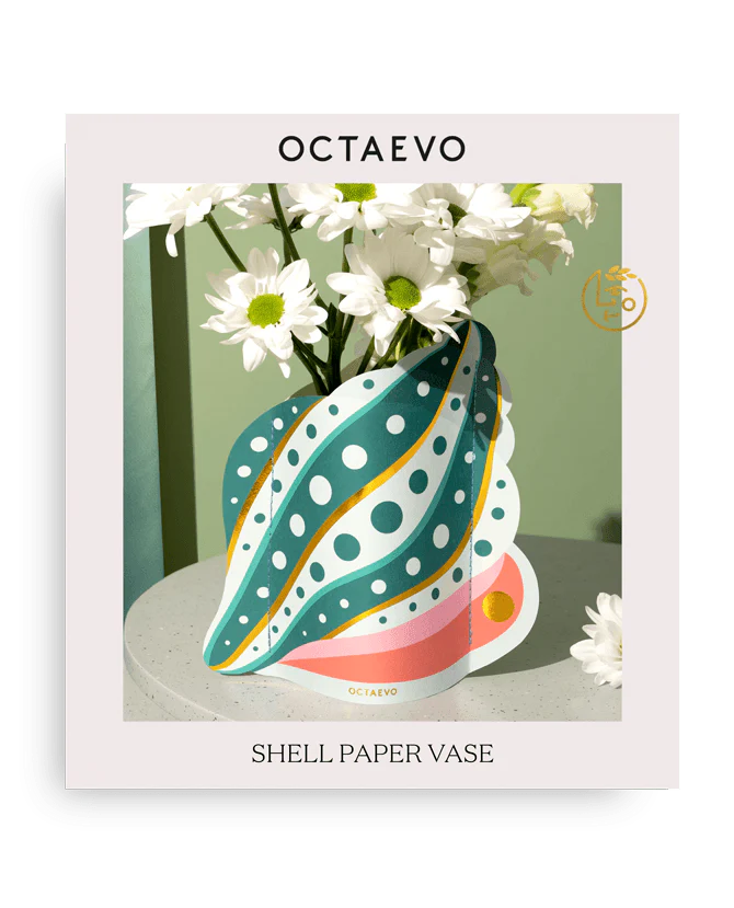 Mini Vase déco papier - Shell
