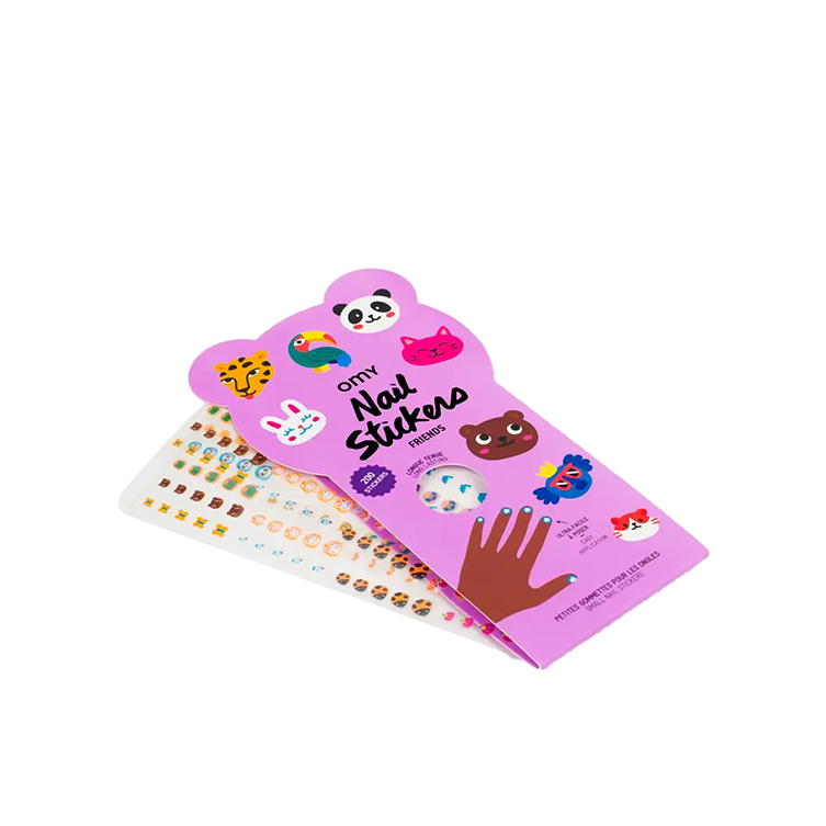 Kit d'autocollants pour ongles. Collection Animal Friends. Découvrez les petites pépites colorées de OMY chez Bathroom Graffiti.