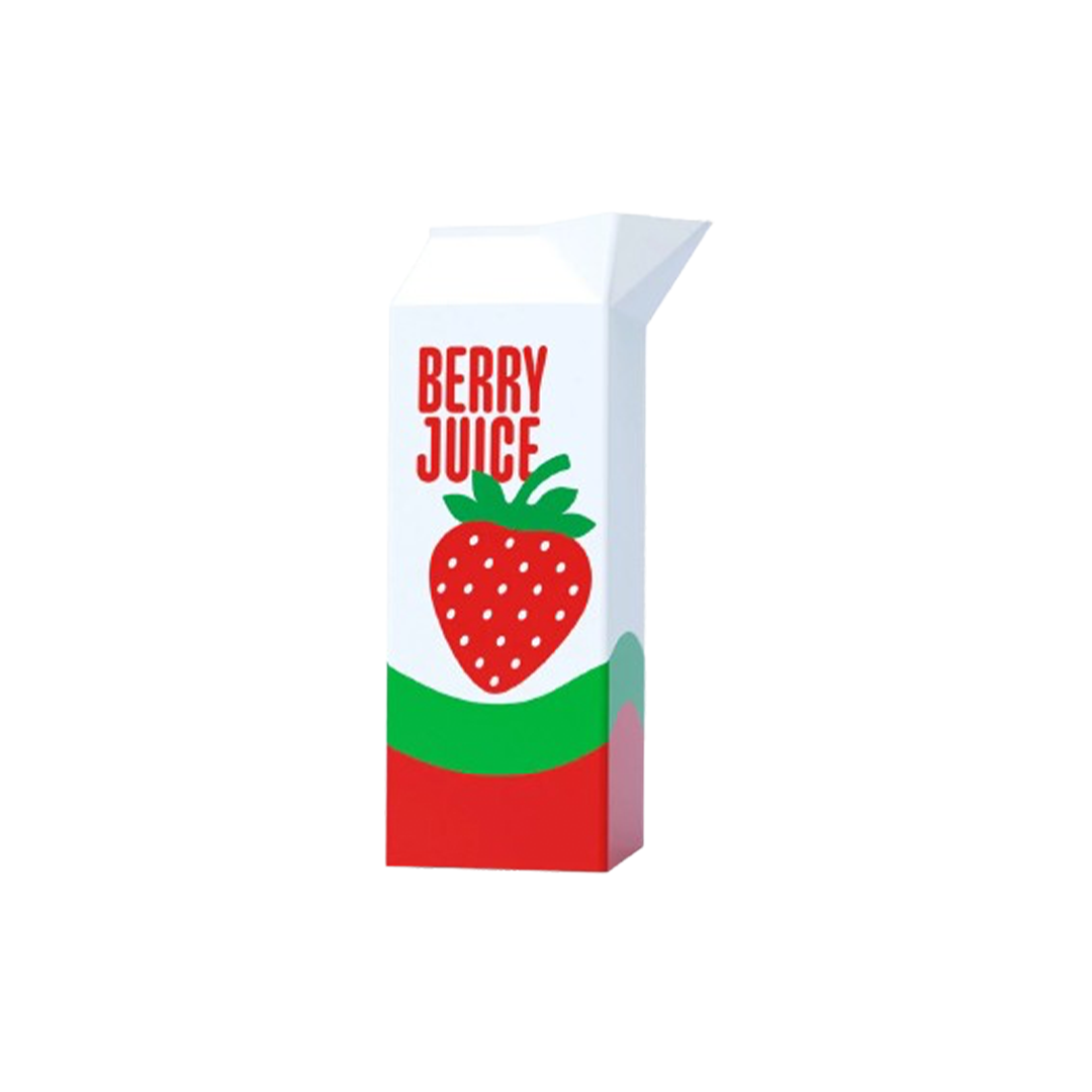 Vase Strawberry Juice