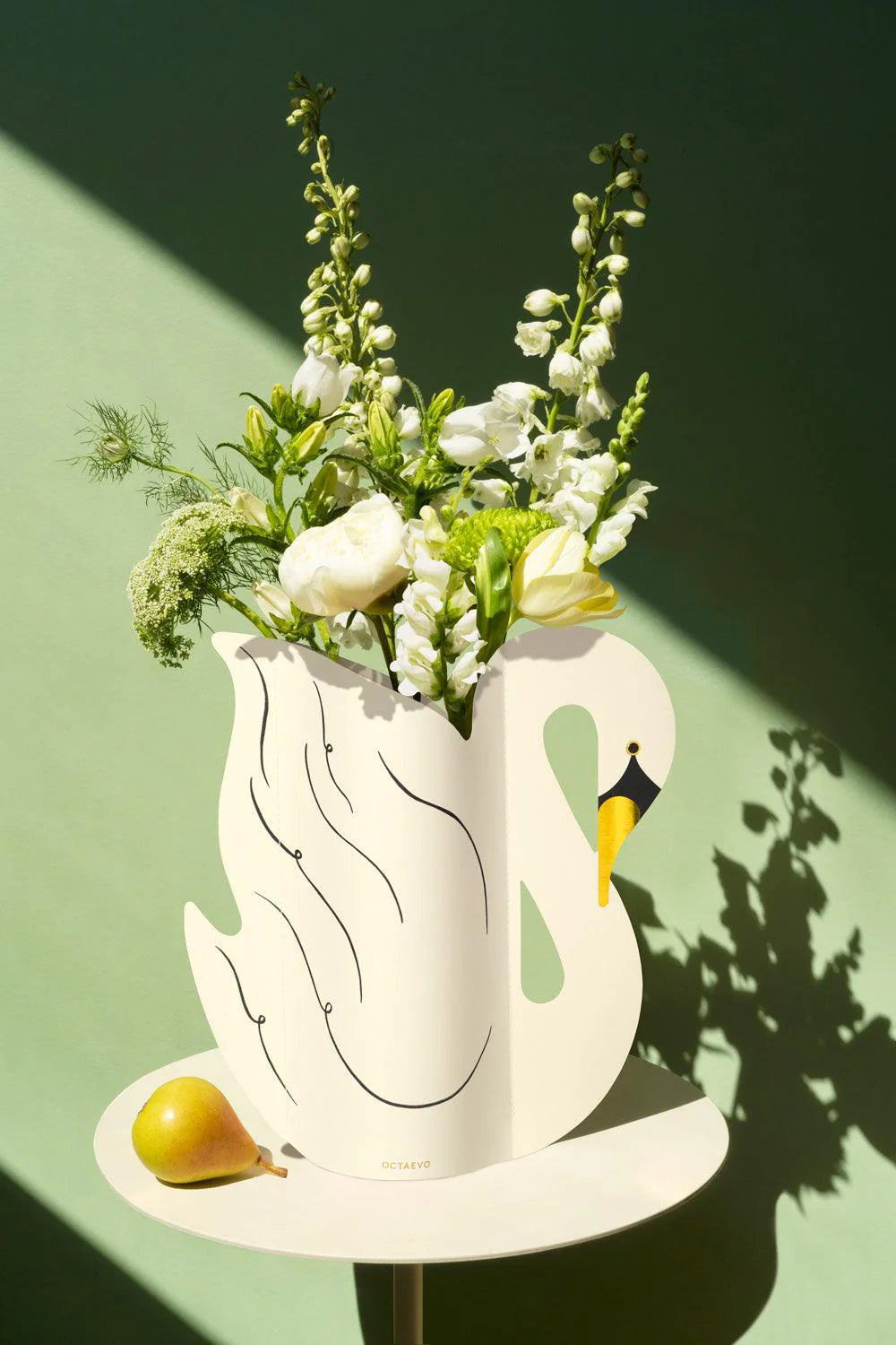 Vase déco papier - Swan