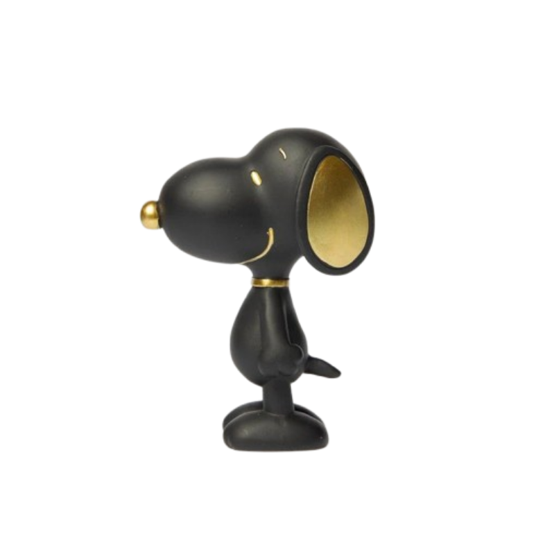 Statue Snoopy 12cm standing - noir
