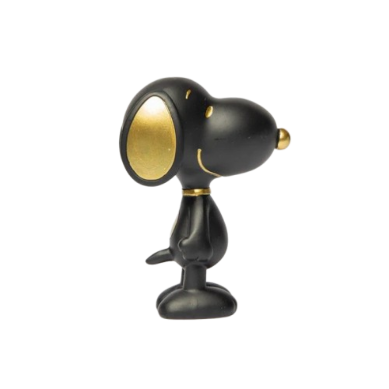 Statue Snoopy 12cm standing - noir