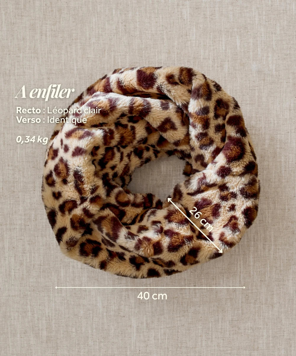 Tour de cou Fourrure - Léopard
