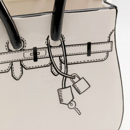 Vase Purse noir et blanc