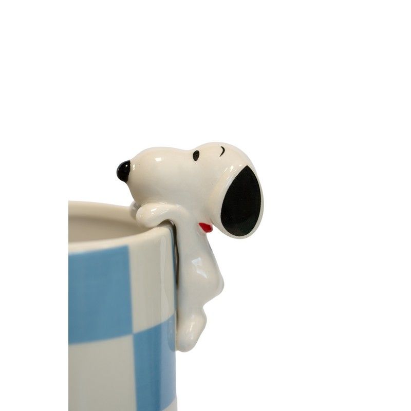 Vase Snoopy in Bloom - bleu